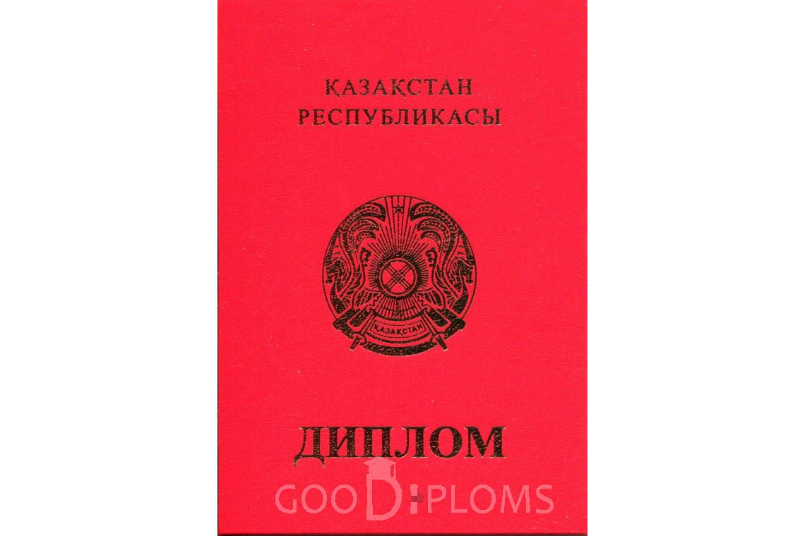 Казахский диплом бакалавра с отличием - Обратная сторона- Минск